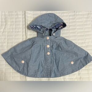 Cynthia Rowley hooded cape jacket Can be worn with or without hood Size 0-3 mths